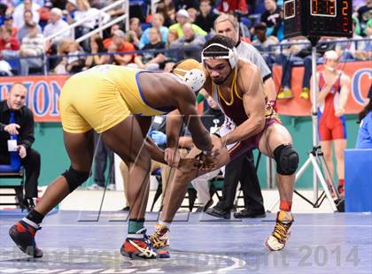 Thumbnail 1 in NCHSAA 3A Wrestling Championships photogallery.