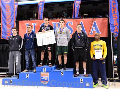 Thumbnail 3 in NCHSAA 3A Wrestling Championships photogallery.