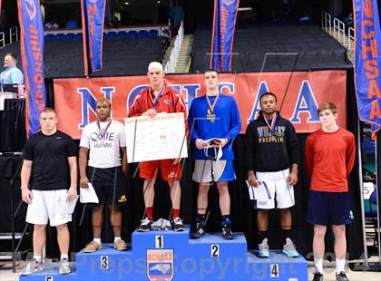 Thumbnail 2 in NCHSAA 3A Wrestling Championships photogallery.