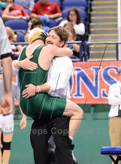 Thumbnail 1 in NCHSAA 3A Wrestling Championships photogallery.