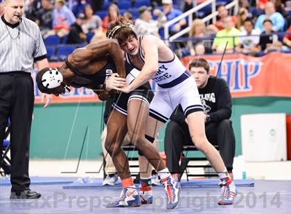 Thumbnail 2 in NCHSAA 3A Wrestling Championships photogallery.