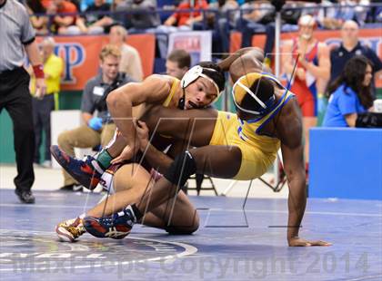 Thumbnail 2 in NCHSAA 3A Wrestling Championships photogallery.