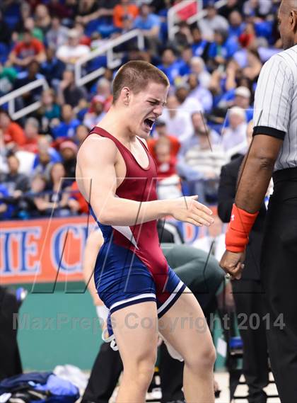 Thumbnail 3 in NCHSAA 3A Wrestling Championships photogallery.