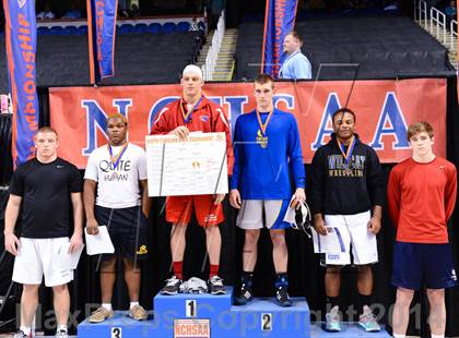 Thumbnail 1 in NCHSAA 3A Wrestling Championships photogallery.