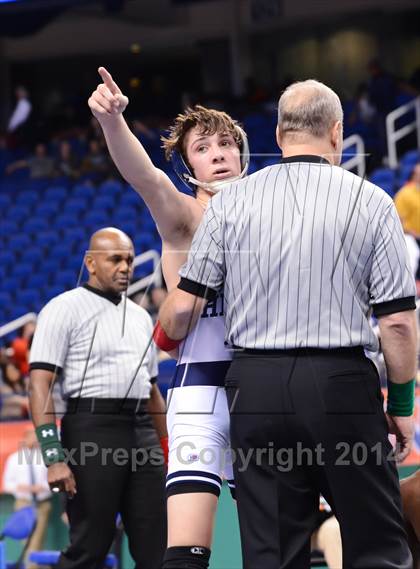 Thumbnail 1 in NCHSAA 3A Wrestling Championships photogallery.