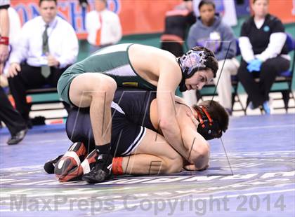 Thumbnail 3 in NCHSAA 3A Wrestling Championships photogallery.