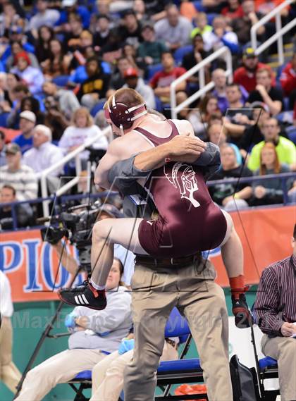 Thumbnail 1 in NCHSAA 3A Wrestling Championships photogallery.