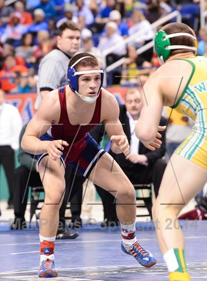 Thumbnail 1 in NCHSAA 3A Wrestling Championships photogallery.