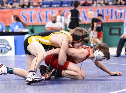 Thumbnail 2 in NCHSAA 3A Wrestling Championships photogallery.