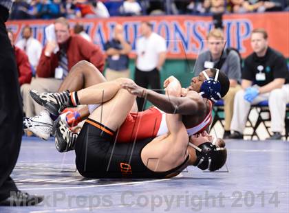 Thumbnail 1 in NCHSAA 3A Wrestling Championships photogallery.