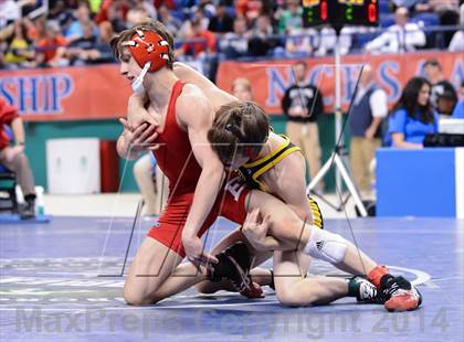 Thumbnail 2 in NCHSAA 3A Wrestling Championships photogallery.
