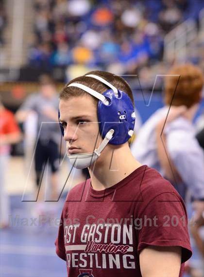 Thumbnail 1 in NCHSAA 3A Wrestling Championships photogallery.