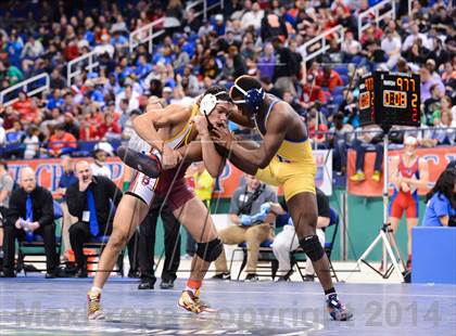 Thumbnail 2 in NCHSAA 3A Wrestling Championships photogallery.