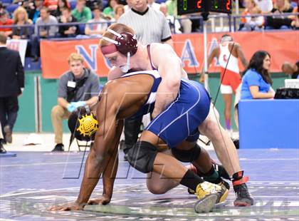 Thumbnail 1 in NCHSAA 3A Wrestling Championships photogallery.