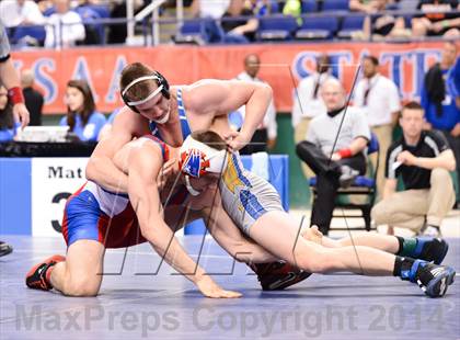 Thumbnail 1 in NCHSAA 3A Wrestling Championships photogallery.