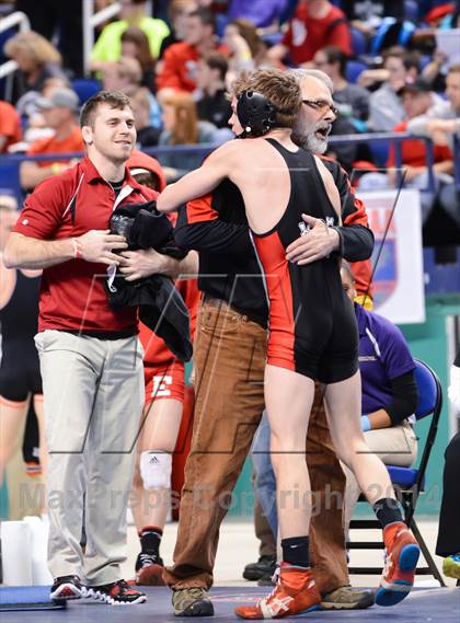 Thumbnail 2 in NCHSAA 3A Wrestling Championships photogallery.