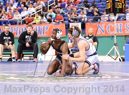 Thumbnail 3 in NCHSAA 3A Wrestling Championships photogallery.