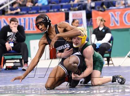 Thumbnail 3 in NCHSAA 3A Wrestling Championships photogallery.