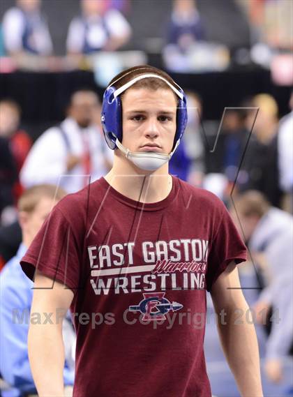 Thumbnail 1 in NCHSAA 3A Wrestling Championships photogallery.