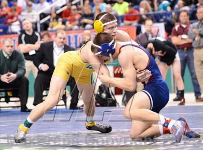 Thumbnail 2 in NCHSAA 3A Wrestling Championships photogallery.