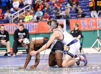 Thumbnail 3 in NCHSAA 3A Wrestling Championships photogallery.