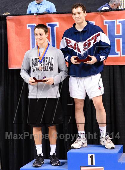 Thumbnail 1 in NCHSAA 3A Wrestling Championships photogallery.
