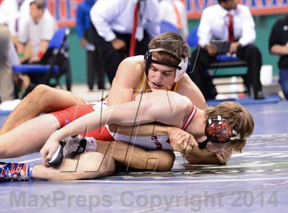 Thumbnail 1 in NCHSAA 3A Wrestling Championships photogallery.