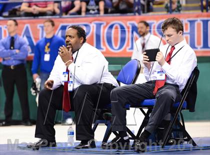 Thumbnail 3 in NCHSAA 3A Wrestling Championships photogallery.