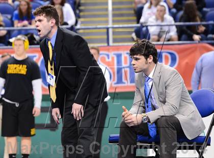 Thumbnail 1 in NCHSAA 3A Wrestling Championships photogallery.