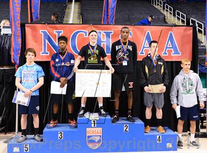 Thumbnail 2 in NCHSAA 3A Wrestling Championships photogallery.