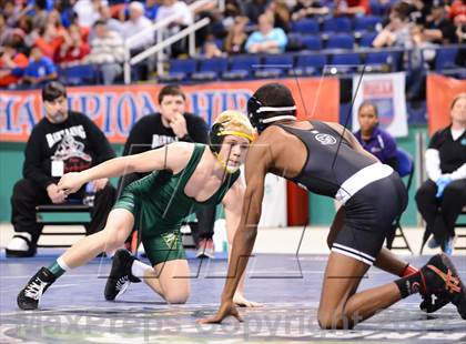 Thumbnail 1 in NCHSAA 3A Wrestling Championships photogallery.