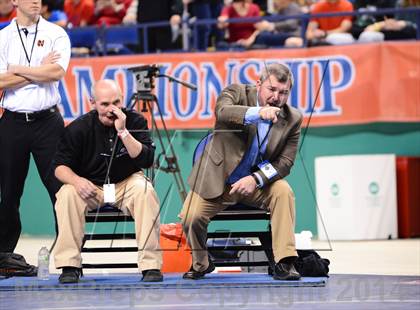 Thumbnail 3 in NCHSAA 3A Wrestling Championships photogallery.