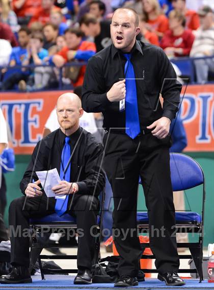 Thumbnail 1 in NCHSAA 3A Wrestling Championships photogallery.