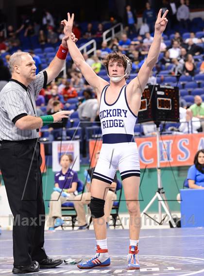 Thumbnail 2 in NCHSAA 3A Wrestling Championships photogallery.