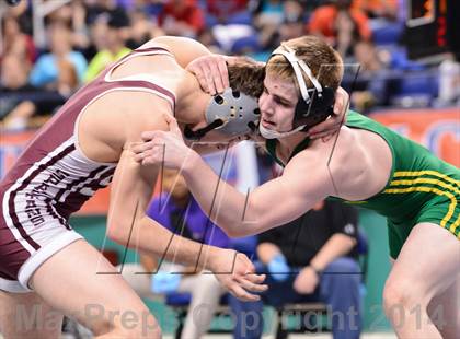Thumbnail 3 in NCHSAA 3A Wrestling Championships photogallery.
