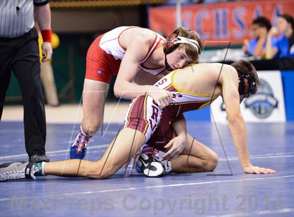 Thumbnail 3 in NCHSAA 3A Wrestling Championships photogallery.