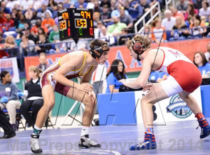 Thumbnail 3 in NCHSAA 3A Wrestling Championships photogallery.