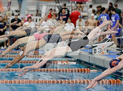 Thumbnail 2 in UIL 6A State Varsity Swim and Dive Finals photogallery.