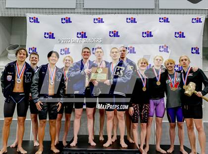 Thumbnail 3 in UIL 6A State Varsity Swim and Dive Finals photogallery.