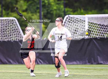 Thumbnail 1 in Notre Dame Academy vs Wayland (MIAA Division 2 Final) photogallery.
