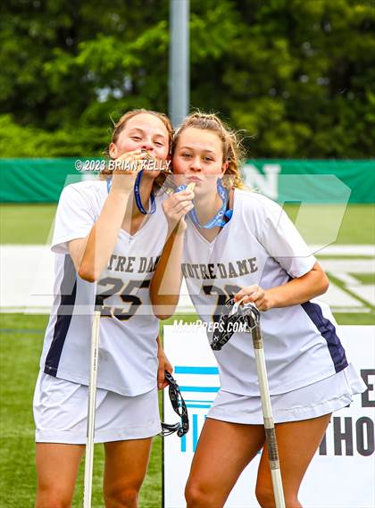 Thumbnail 1 in Notre Dame Academy vs Wayland (MIAA Division 2 Final) photogallery.