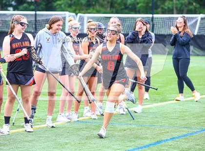Thumbnail 1 in Notre Dame Academy vs Wayland (MIAA Division 2 Final) photogallery.