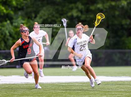 Thumbnail 3 in Notre Dame Academy vs Wayland (MIAA Division 2 Final) photogallery.