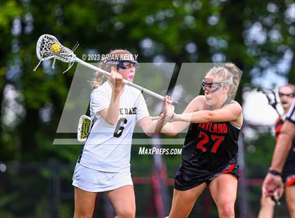 Thumbnail 3 in Notre Dame Academy vs Wayland (MIAA Division 2 Final) photogallery.