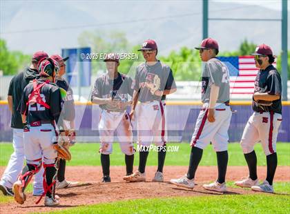 Thumbnail 2 in West Wendover vs. Oasis Academy (NIAA 2A Northern Playoff) photogallery.