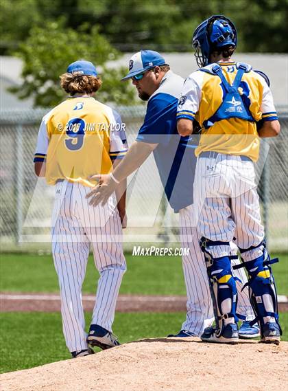 Thumbnail 2 in Brock vs Jacksboro (UIL 3A Regional Quarterfinal) photogallery.