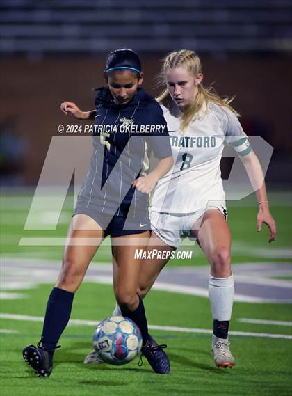 Thumbnail 1 in Stratford vs Jordan (2024 UIL Texas Girls Soccer 6A Reg. 3 & 4) photogallery.