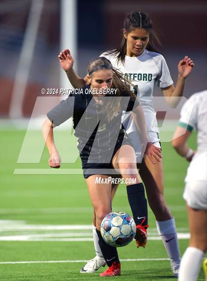 Thumbnail 3 in Stratford vs Jordan (2024 UIL Texas Girls Soccer 6A Reg. 3 & 4) photogallery.