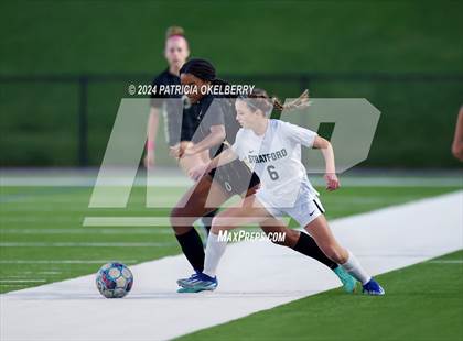Thumbnail 3 in Stratford vs Jordan (2024 UIL Texas Girls Soccer 6A Reg. 3 & 4) photogallery.