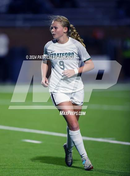 Thumbnail 2 in Stratford vs Jordan (2024 UIL Texas Girls Soccer 6A Reg. 3 & 4) photogallery.